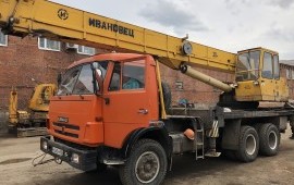 Аренда автокрана Ивановец. Услуги спецтехники.