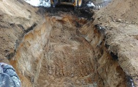 Услуги экскаватора погрузчика, аренда