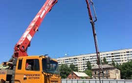 Услуги автобетононасоса аренда, заказ