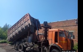 Аренда манипулятора- ломовоза. Перевозка грузов.