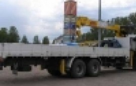 Услуги грузовика 12 тонн с краном 7 тонны