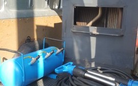 Аренда компрессора с отбойными молотками.