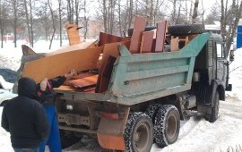 Вывоз строительного мусора.