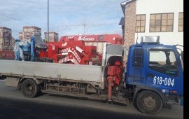 Самоходый мини кран аренда, услуги.