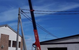 Самоходый мини кран аренда, услуги.