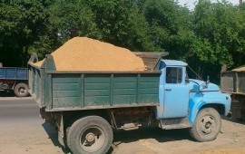 Песок Щебень Гравий Шлак доставка из Порта