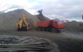 Аренда самосвалов с водителем Щебень, песок, грунт