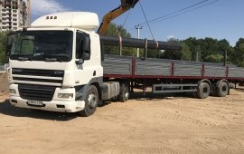 Грузоперевозки длинномером 20т. Услуги шаланда.