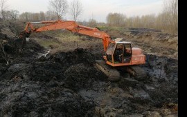 ЭКСКАВАТОР БОЛОТОХОД АРЕНДА