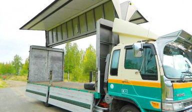 Грузоперевозки 5 тонн 35 кубов. Бабочка. Аппарель.