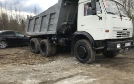 Аренда самосвалов. Песок, щебень, грунт, земля.