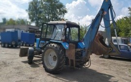 Услуги экскаватора МТЗ 82. Аренда спецтехники