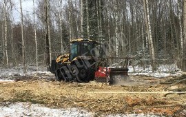 Аренда мульчера (расчистка ДКР)