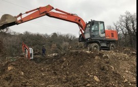 Сдам в аренду экскаватор колесный