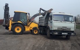 Экскаватор- погрузчик услуги. Аренда спецтехники.