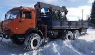 Услуги манипулятора. Камаз вездеход. Перевозка.