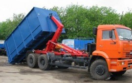 Вывоз мусора 27 кубов. Заказ, аренда контейнера