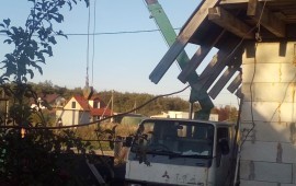 Компактный манипулятор 2т. Услуги перевозка грузов