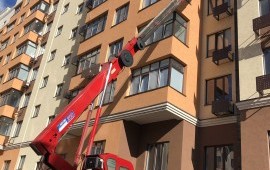 Аренда автовышка телескоп, услуги спецтехники