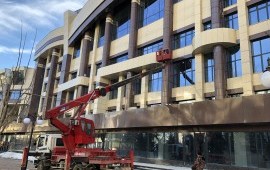 Аренда автовышка телескоп, услуги спецтехники