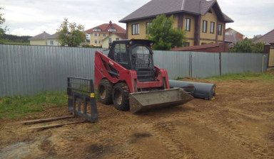 Аренда мини-погрузчика. Паллетные вилы, снегоротор в Рыбной Слободе