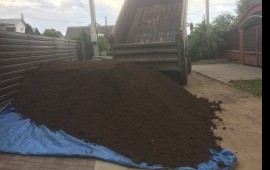 Песок, щебень, грунт, земля, вторичный щебень...