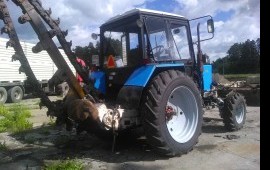 Бара траншеекопатель