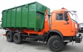 Вывоз строительного мусора контейнером ПУХТО 27 м3