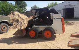 Услуги, аренда мини-погрузчика Bobcat.