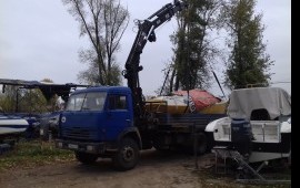 Манипулятор 7 тонн аренда. Перевозка грузов.