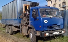 Манипулятор 7 тонн аренда. Перевозка грузов.