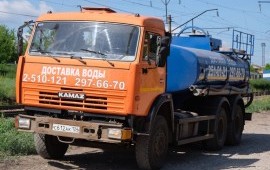 Доставка воды водовозом