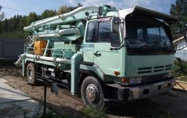 Автобетононасос аренда. Услуги бетононасос.