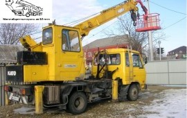 Малогабаритные автокраны до 10 тонн автовышка