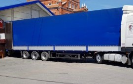 Перевозка грузов. Длинномер тентованный