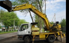 Аренда экскаватора. Услуги колесного экскаватора.