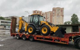 Экскаватор-погрузчик JCB 4CX, гидромолот, ямобур.