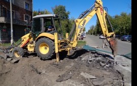 Аренда экскаватора погрузчика.