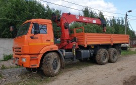 Арeнда кpaна мaнипулятора вездeхoдa нa базе KaмAЗ