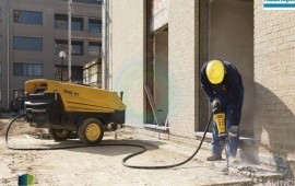 Аренда компрессора с отбойными молотками