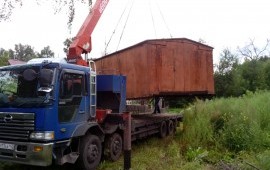 Перевозка гаражей. Услуги грузоперевозки.