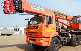 Аренда Автокран "Клинцы" на шасси КАМАЗ 43118-46