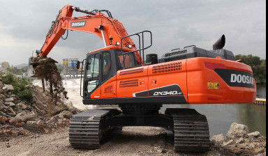 Аренда экскаватора гусеничного DOOSAN SOLAR 340LCA в Липецке