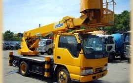 Услуги японских автовышек от 15 до 34 метров.