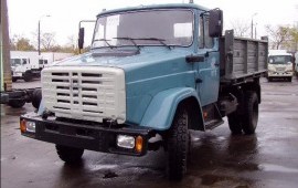 ЗИЛ С БОКОВЫМ СВАЛОМ И НА ЗАД ПЕСОК ЩЕБЕНЬ ГРАВИЙ