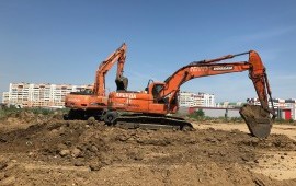 Аренда экскаватора. Услуги спецтехники.