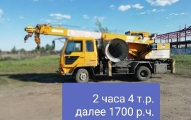 Бадья под бетон 0,5м3. Подача бетона.