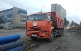 Аренда самосвала, доставка сыпучих материалов.