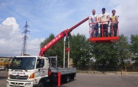 Аренда манипулятора автовышка.