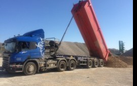 Услуги Scania " тонар ". Сыпучие грузы. Перевозка.